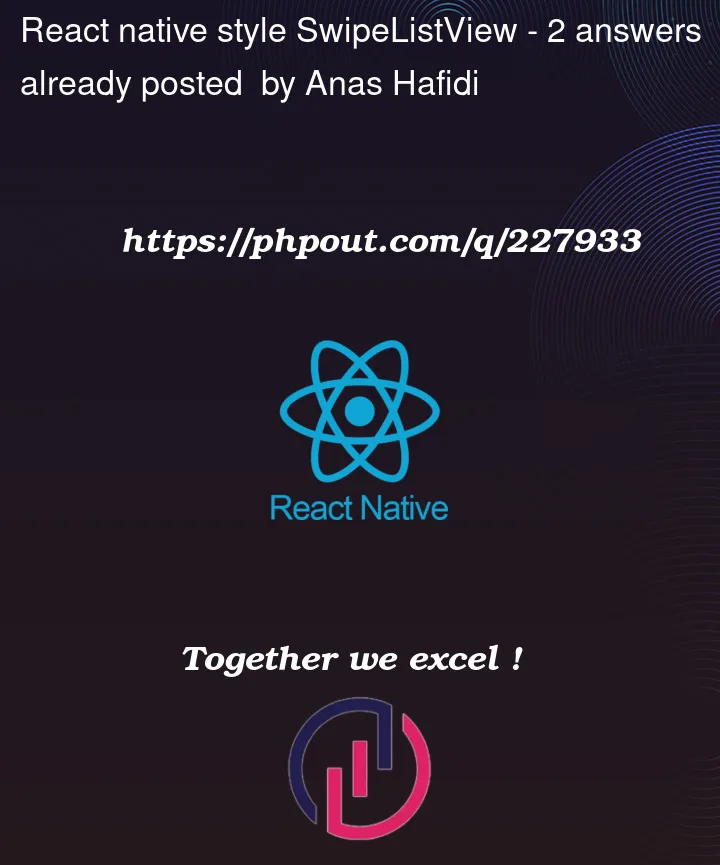 Question 227933 in React native