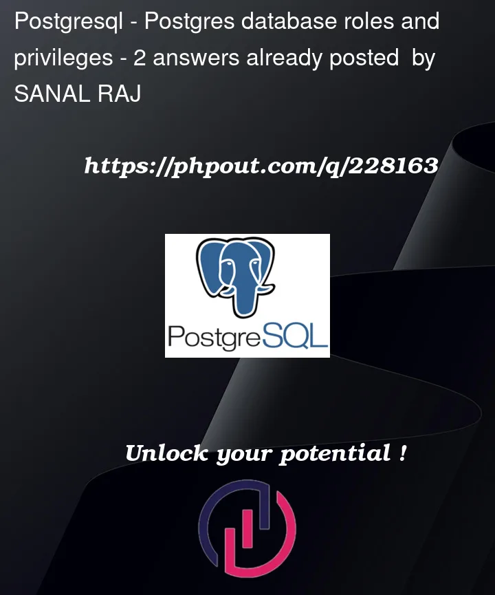 Question 228163 in PostgreSQL