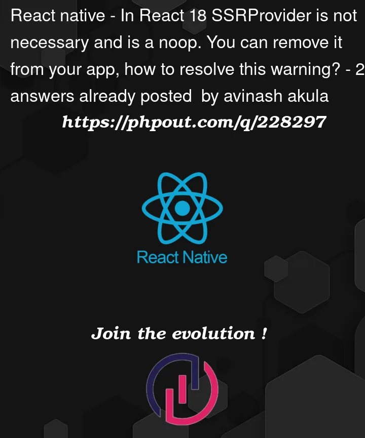 Question 228297 in React native