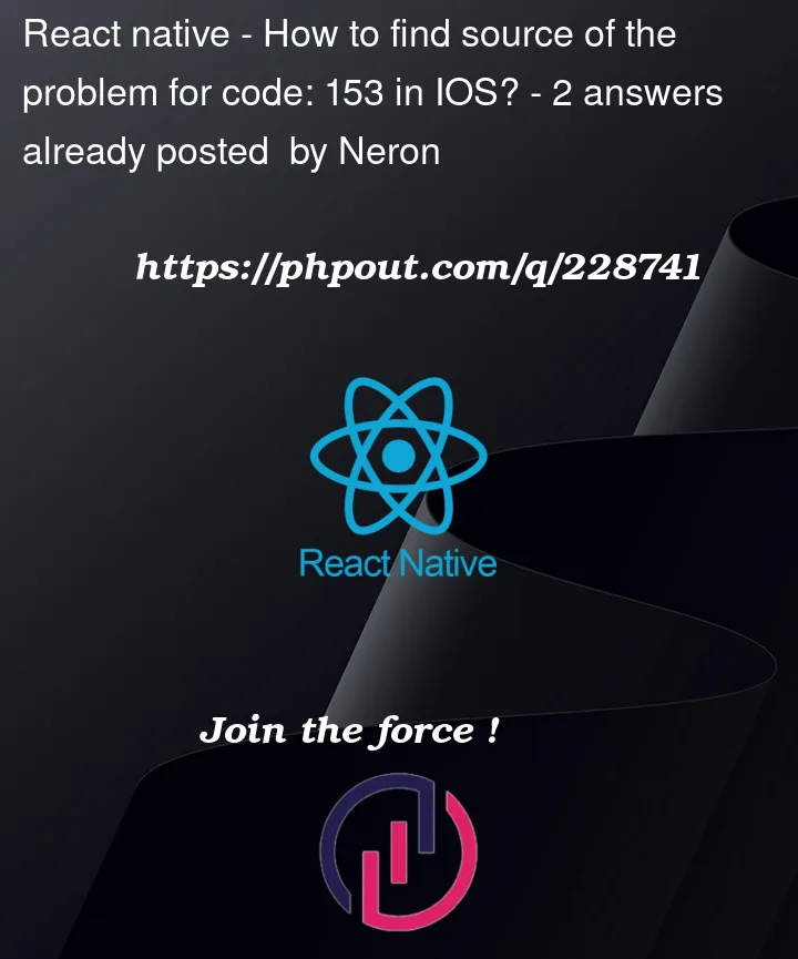 Question 228741 in React native