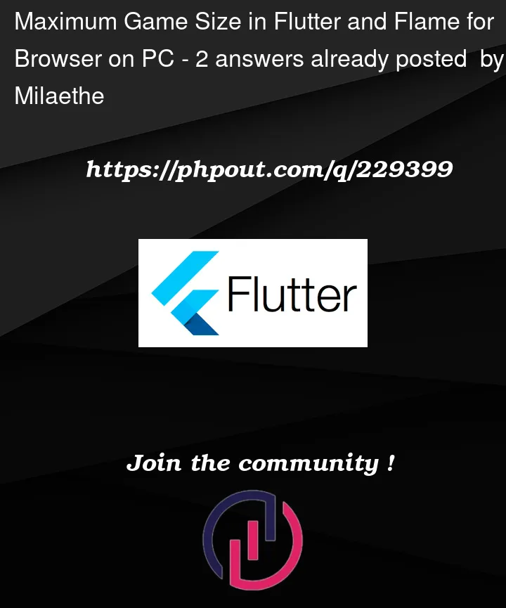 Question 229399 in Flutter