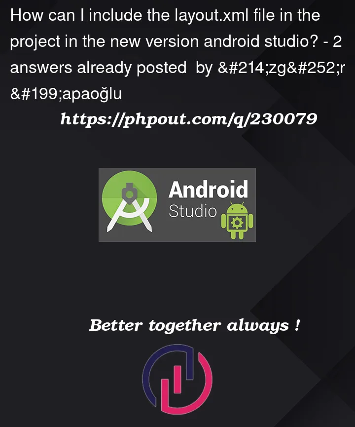 Question 230079 in Android Studio