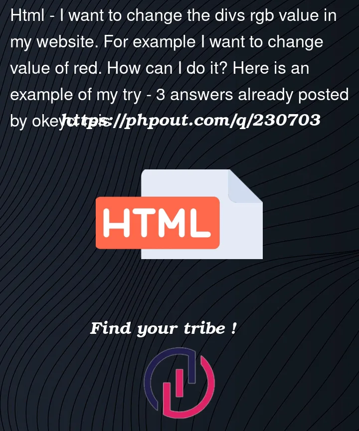 Question 230703 in Html