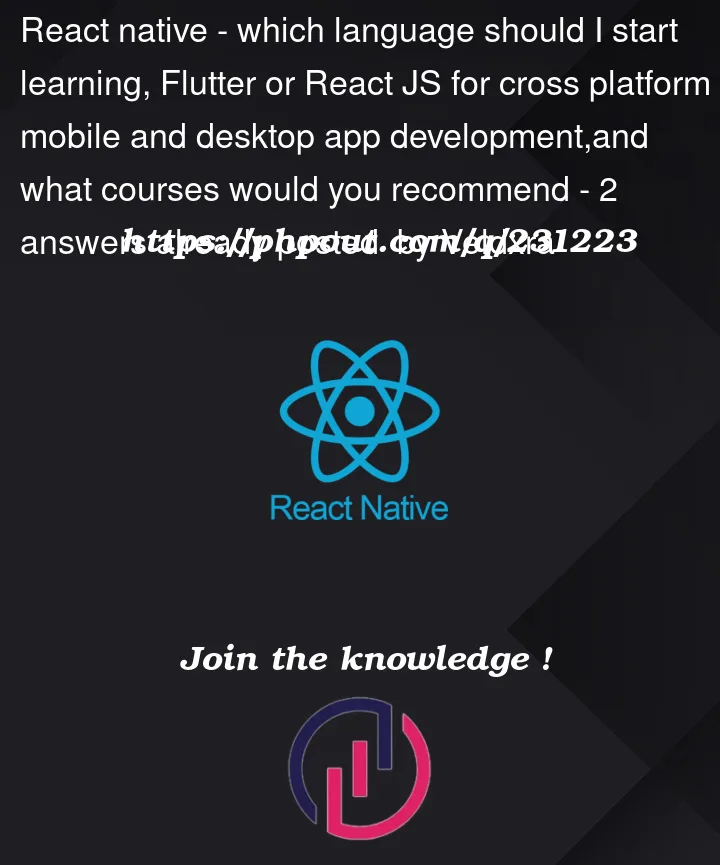 Question 231223 in React native