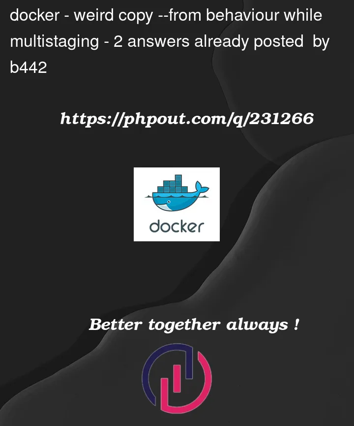 Question 231266 in Docker