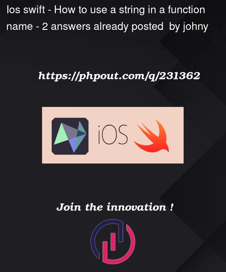 Question 231362 in IOS Swift