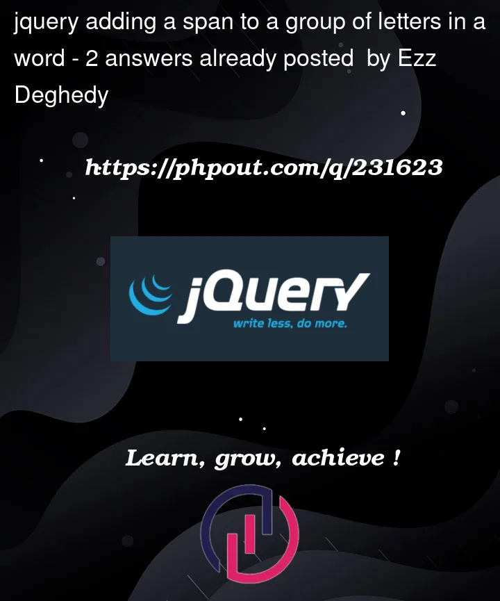 Question 231623 in Jquery