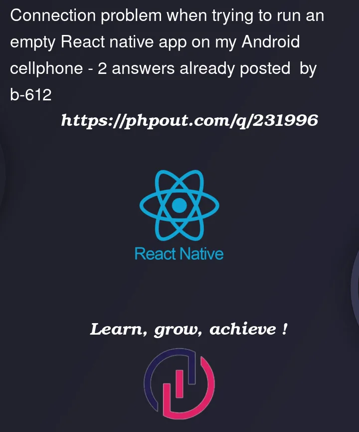 Question 231996 in React native