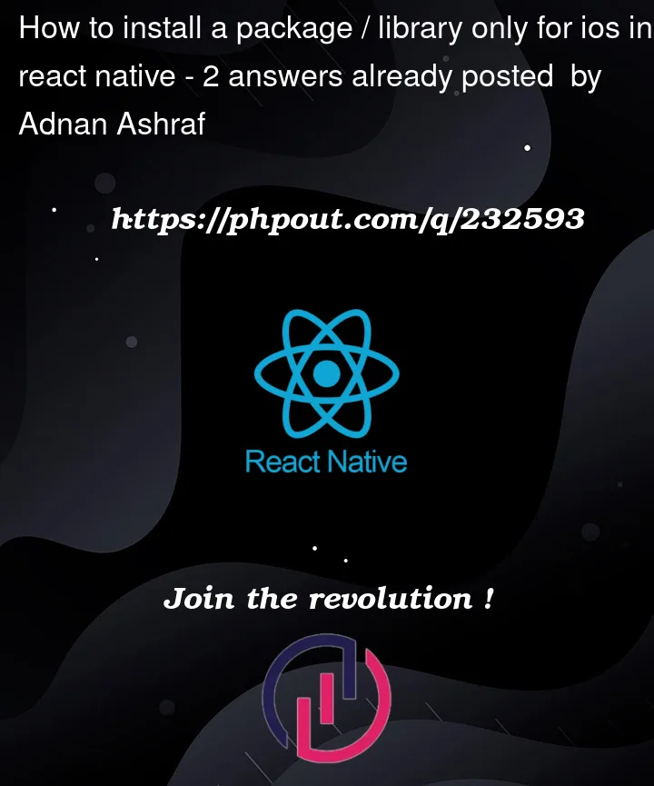 Question 232593 in React native