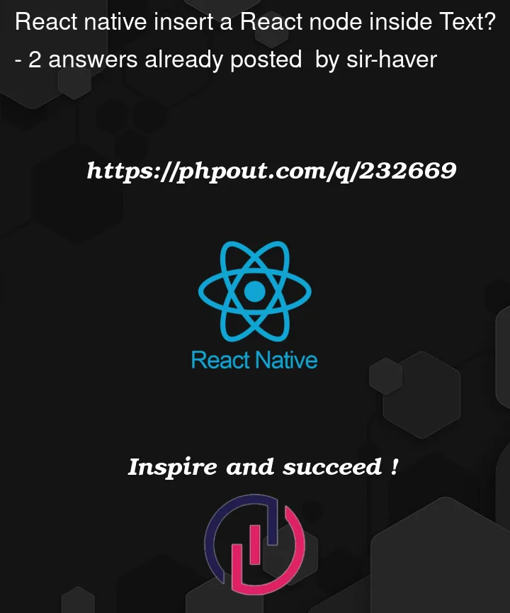 Question 232669 in React native