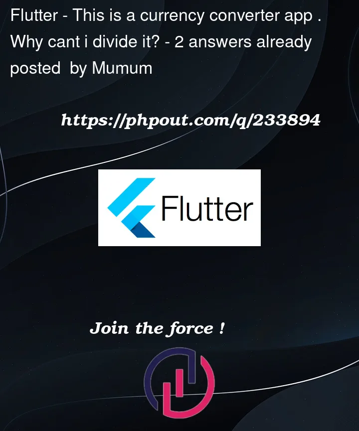 Question 233894 in Flutter