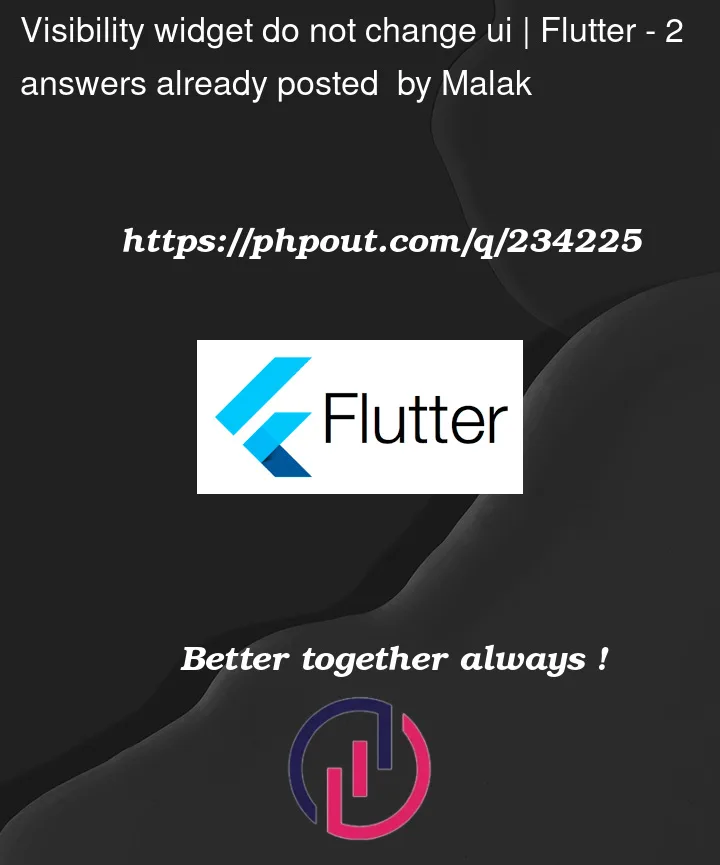 Question 234225 in Flutter