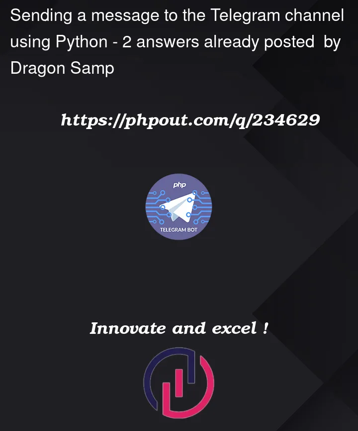 Question 234629 in Telegram API
