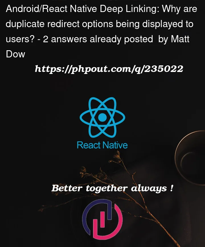 Question 235022 in React native