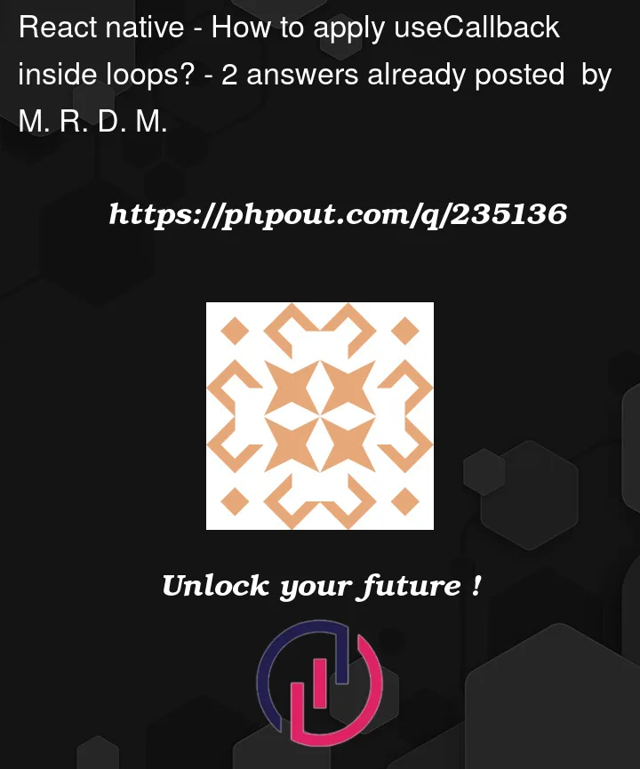 Question 235136 in React native