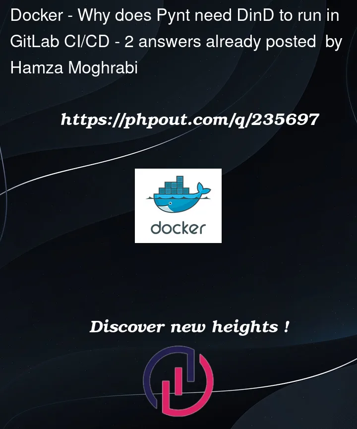 Question 235697 in Docker