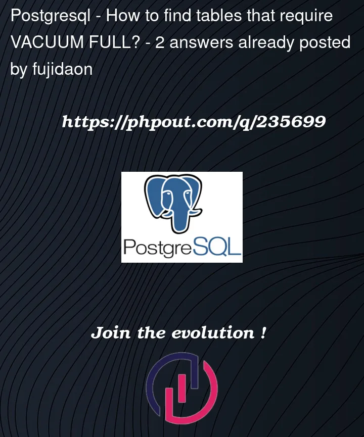 Question 235699 in PostgreSQL