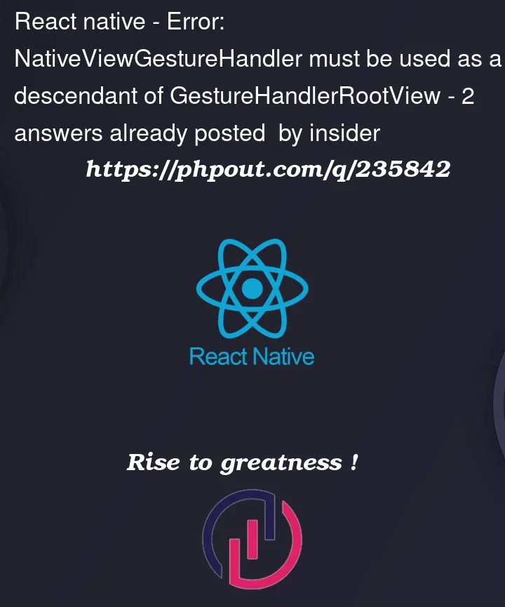 Question 235842 in React native