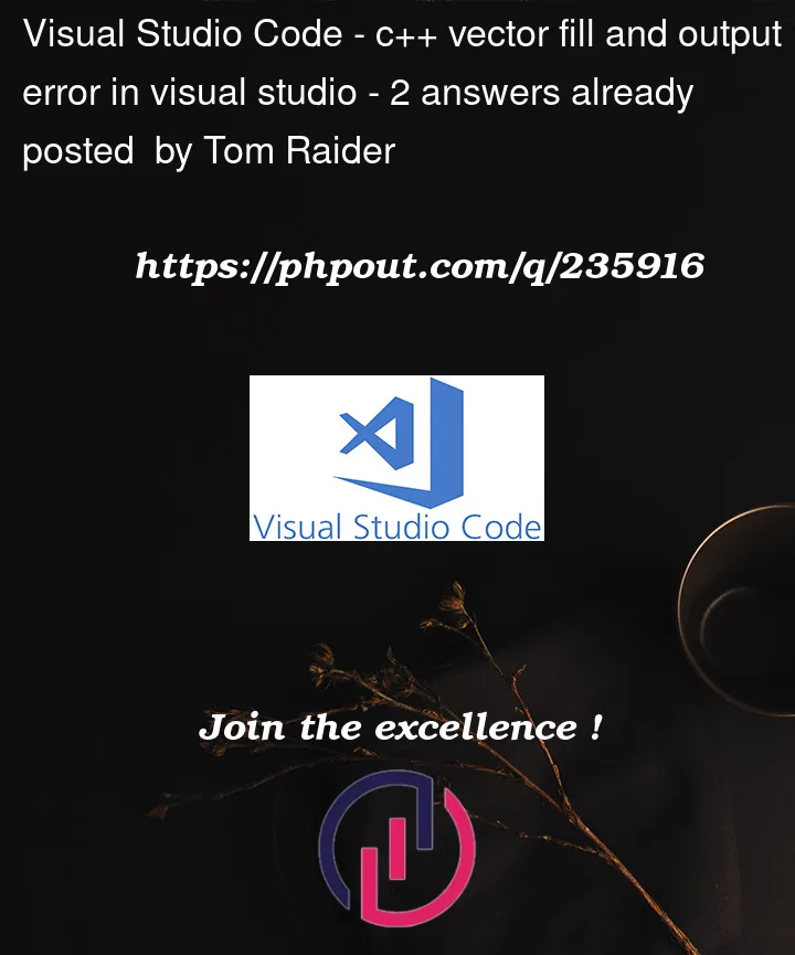 Question 235916 in Visual Studio Code