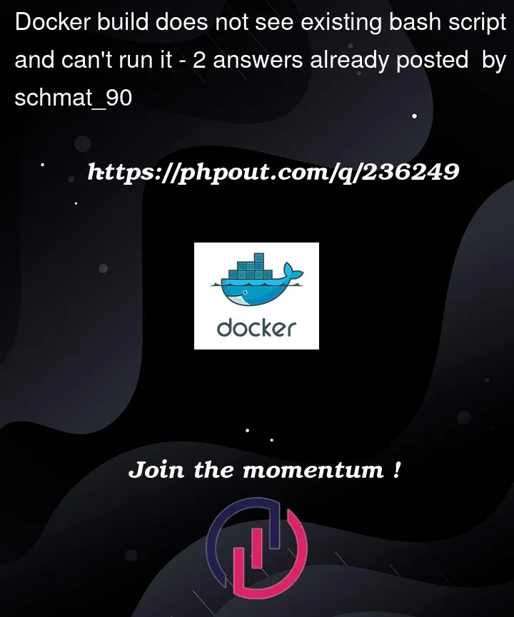 Question 236249 in Docker