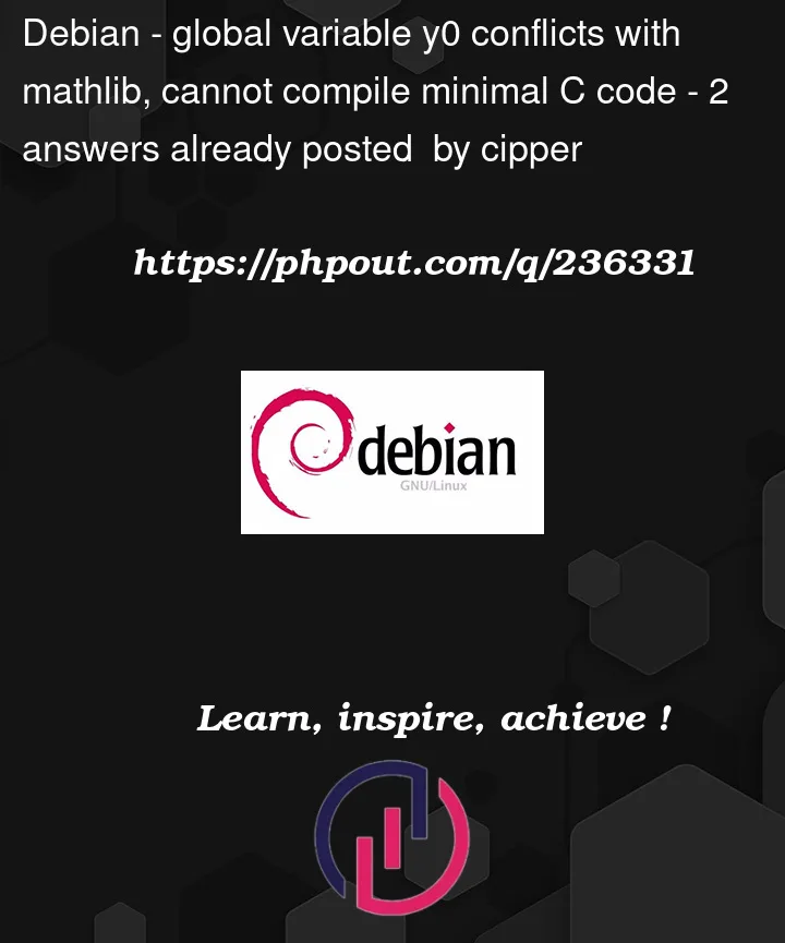 Question 236331 in Debian