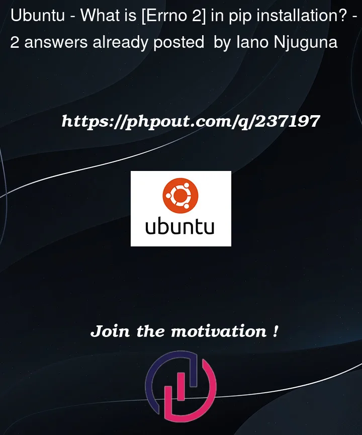 Question 237197 in Ubuntu