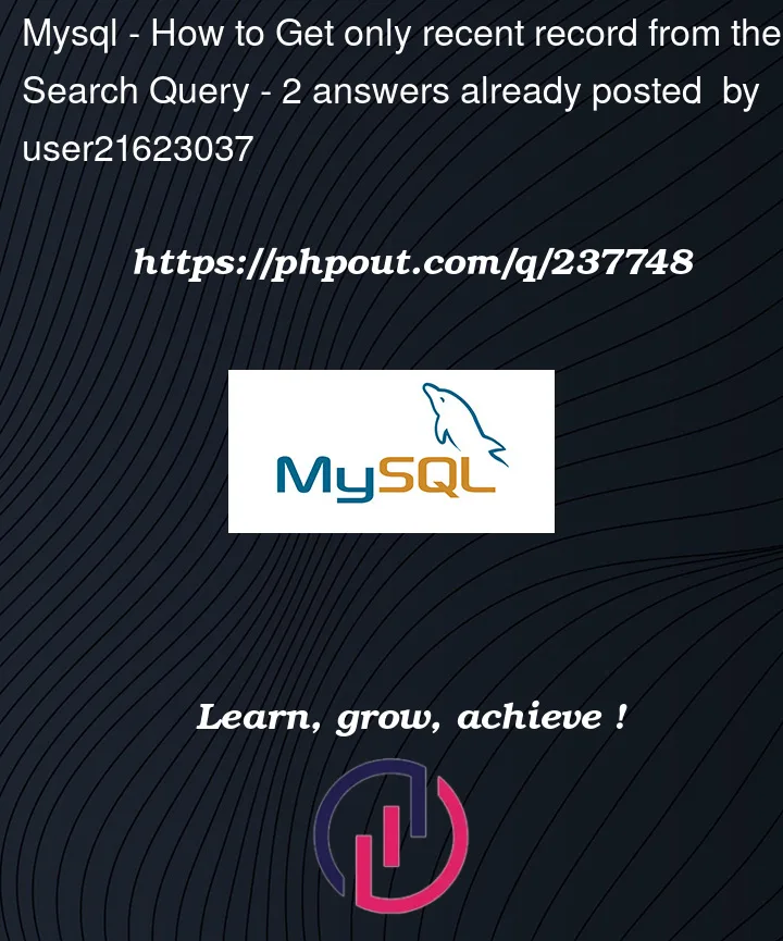 Question 237748 in Mysql