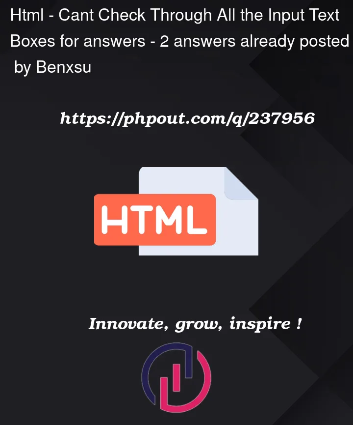 Question 237956 in Html