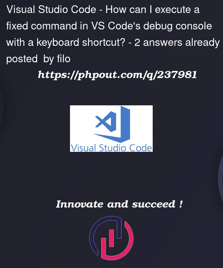 Question 237981 in Visual Studio Code