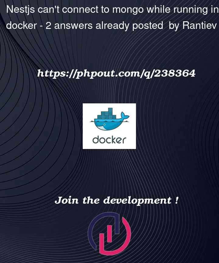 Question 238364 in Docker