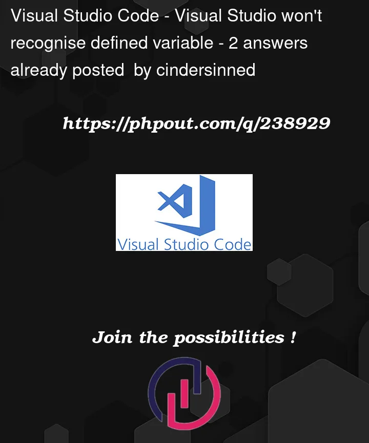 Question 238929 in Visual Studio Code