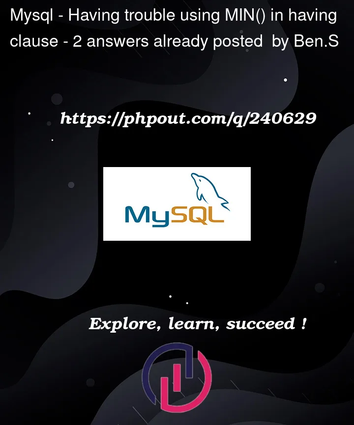 Question 240629 in Mysql