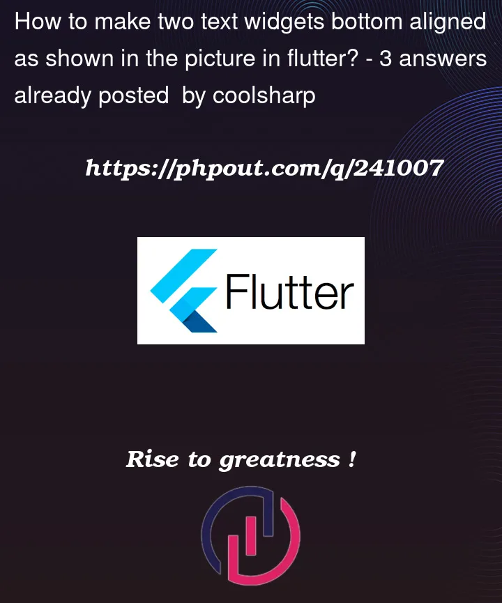 Question 241007 in Flutter