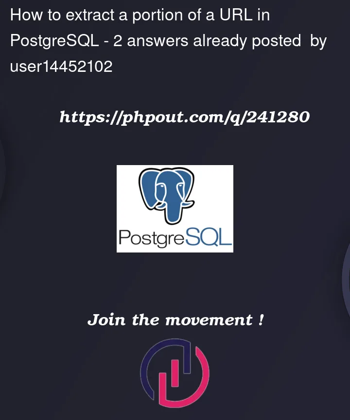 Question 241280 in PostgreSQL