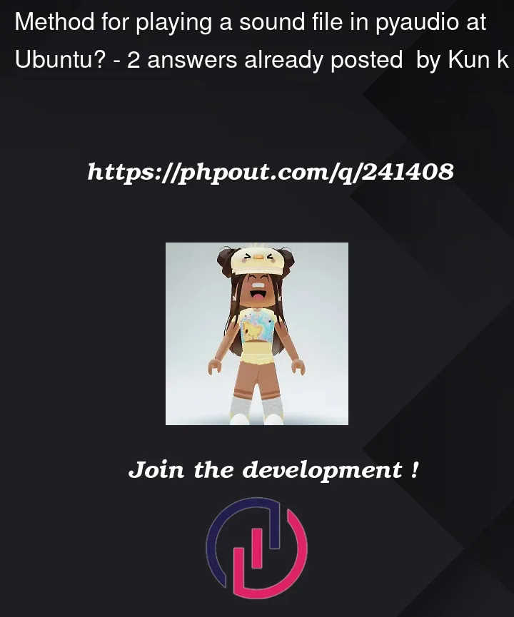 Question 241408 in Ubuntu