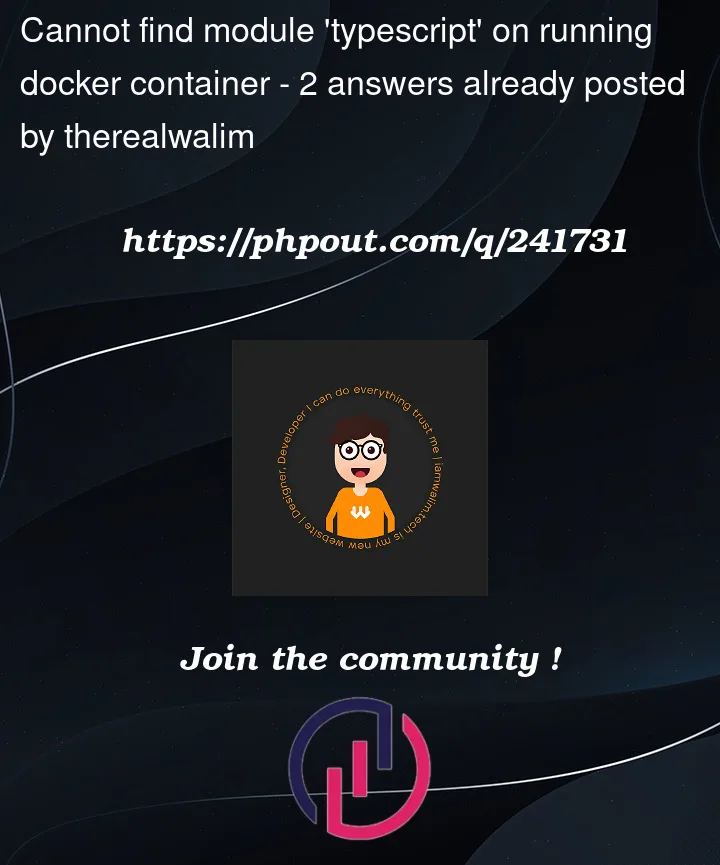 Question 241731 in Docker