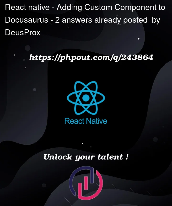 Question 243864 in React native