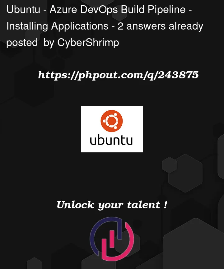 Question 243875 in Ubuntu