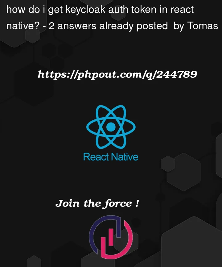 Question 244789 in React native