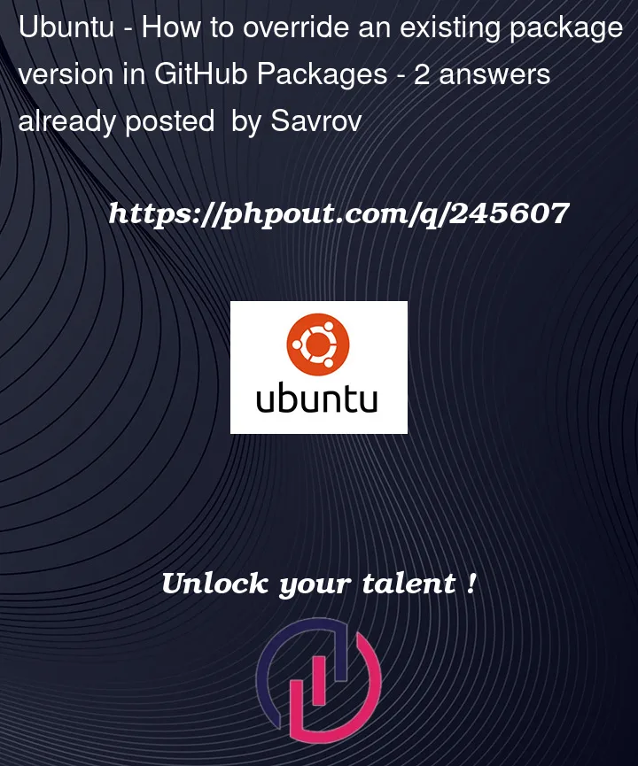 Question 245607 in Ubuntu