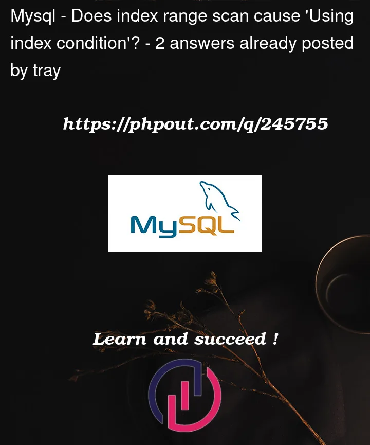 Question 245755 in Mysql