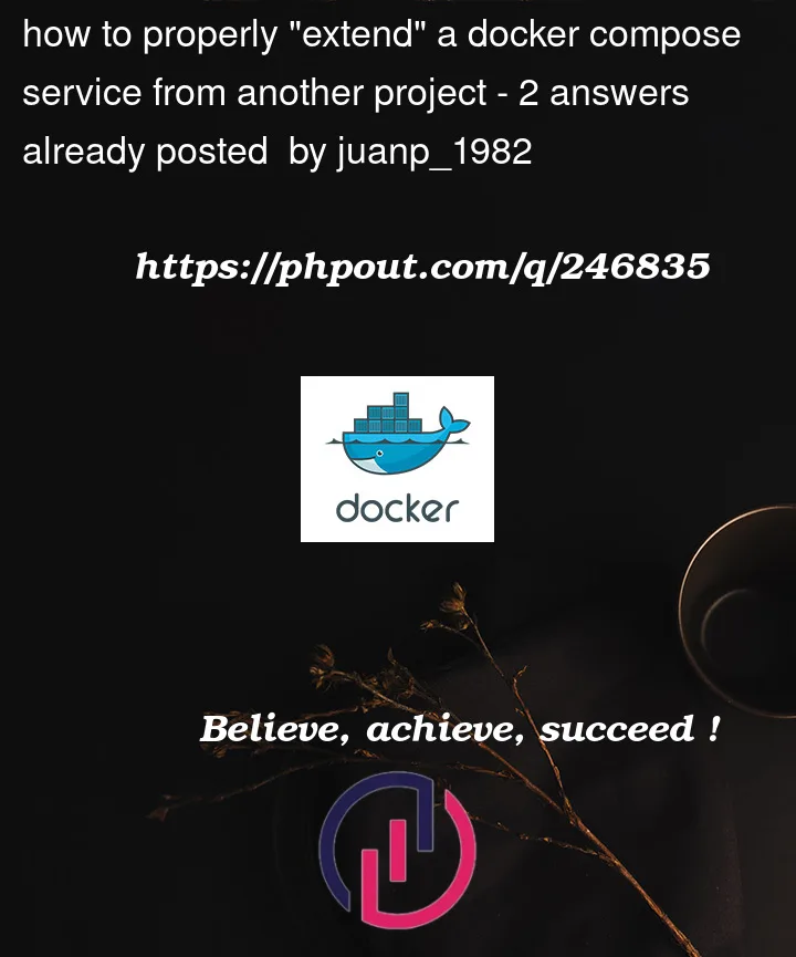 Question 246835 in Docker