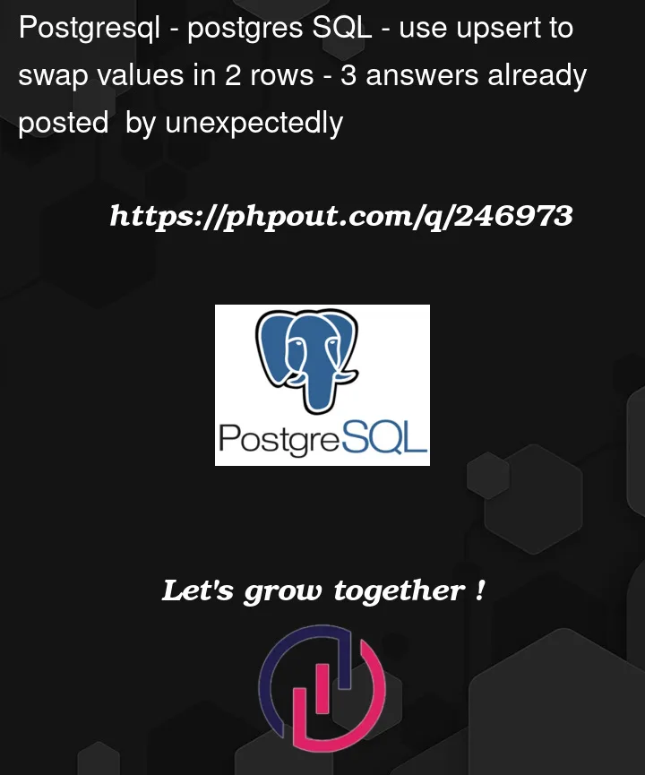 Question 246973 in PostgreSQL