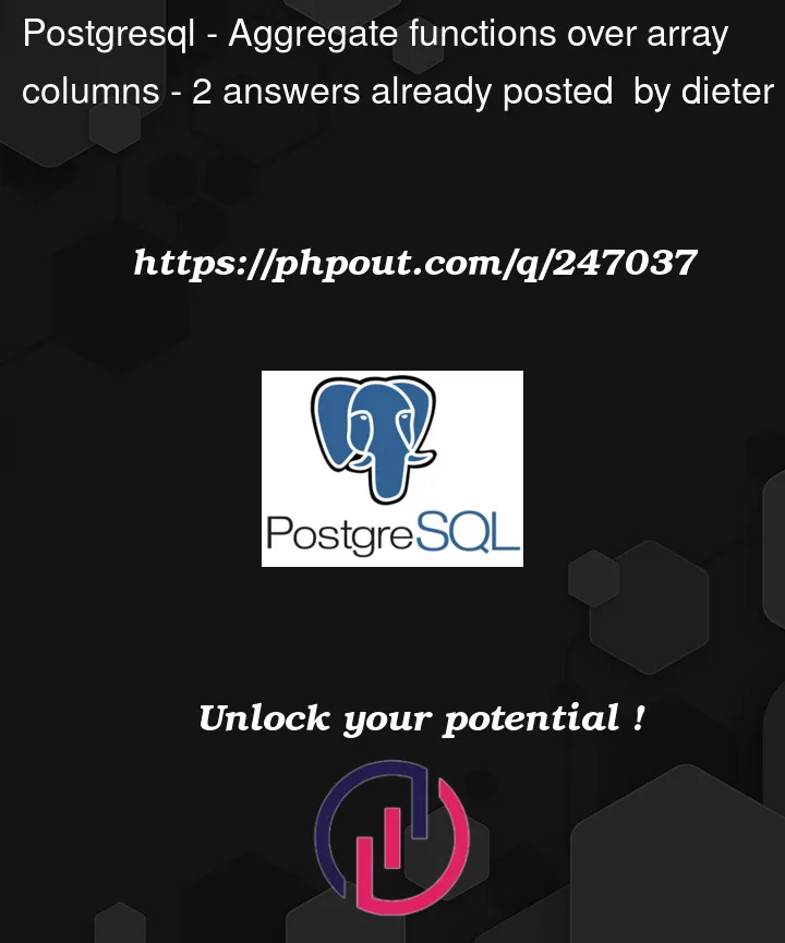 Question 247037 in PostgreSQL