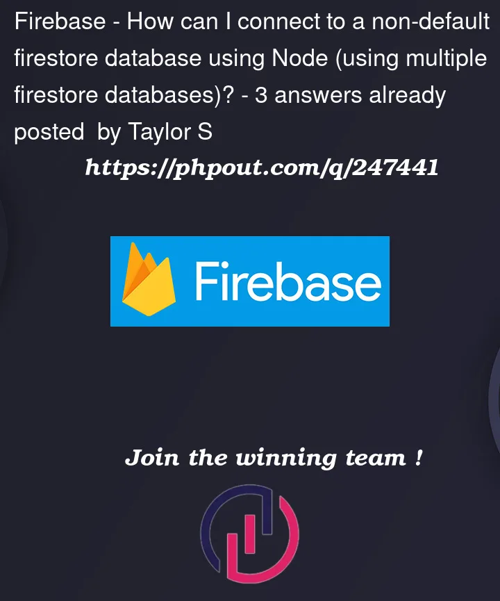 Question 247441 in Firebase