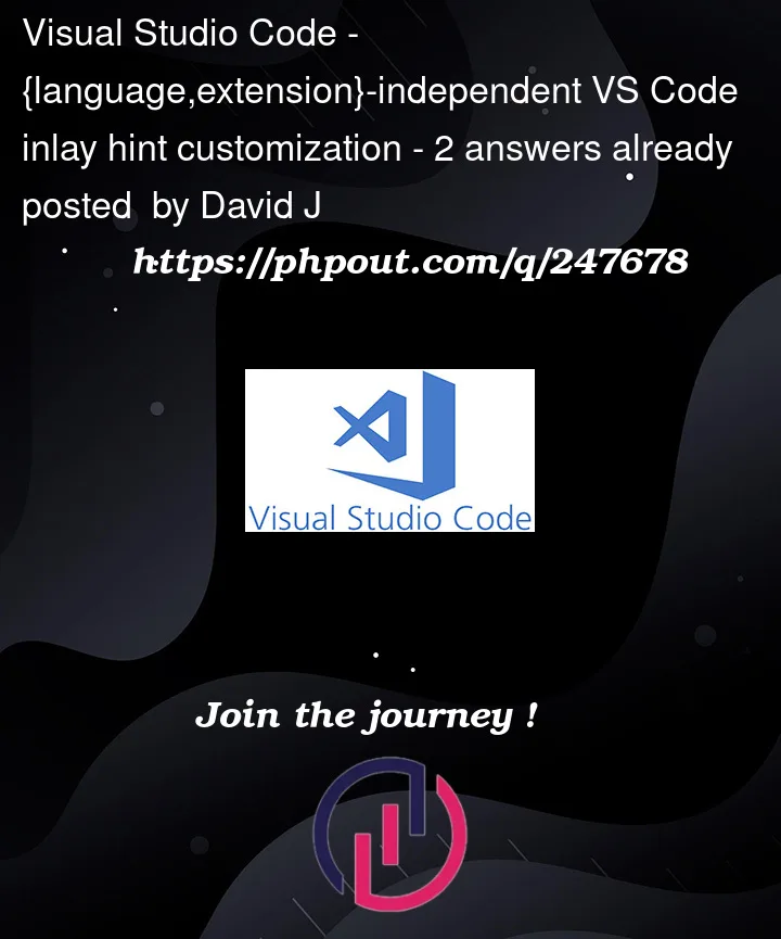 Question 247678 in Visual Studio Code