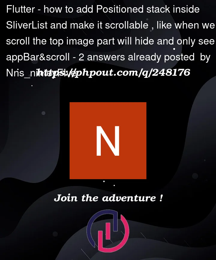 Question 248176 in Flutter