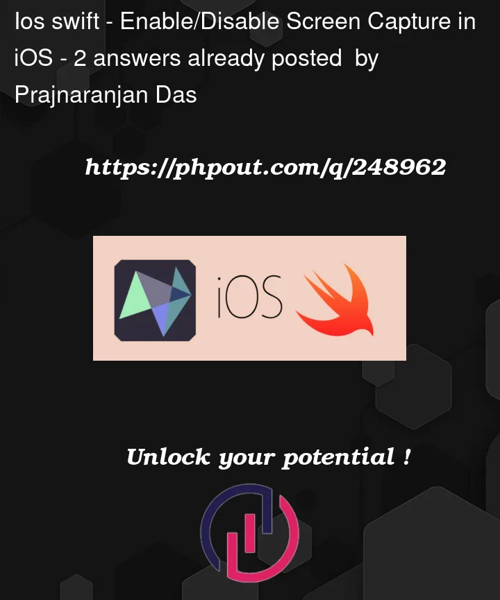 Question 248962 in IOS Swift