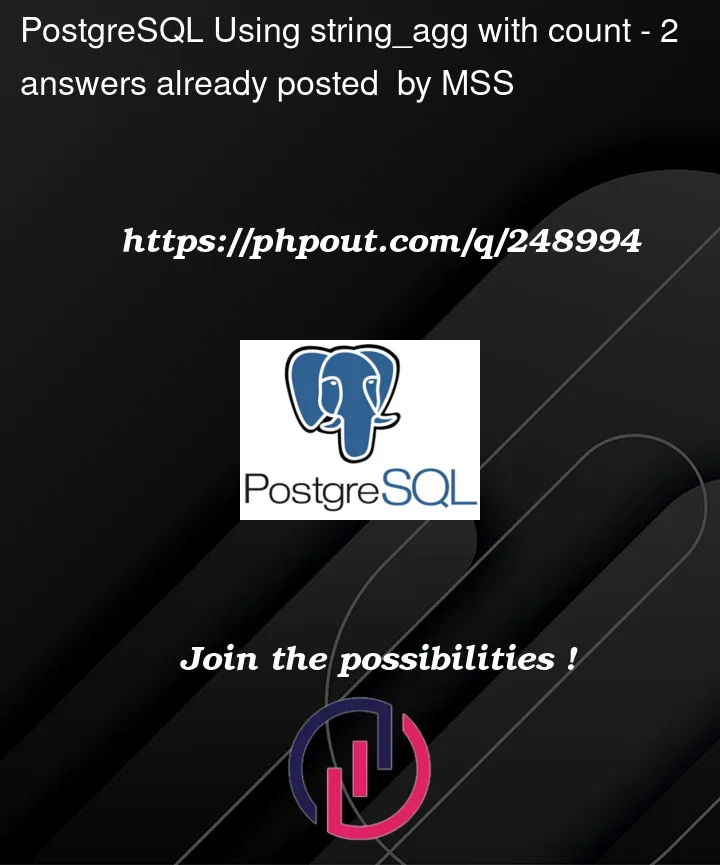 Question 248994 in PostgreSQL