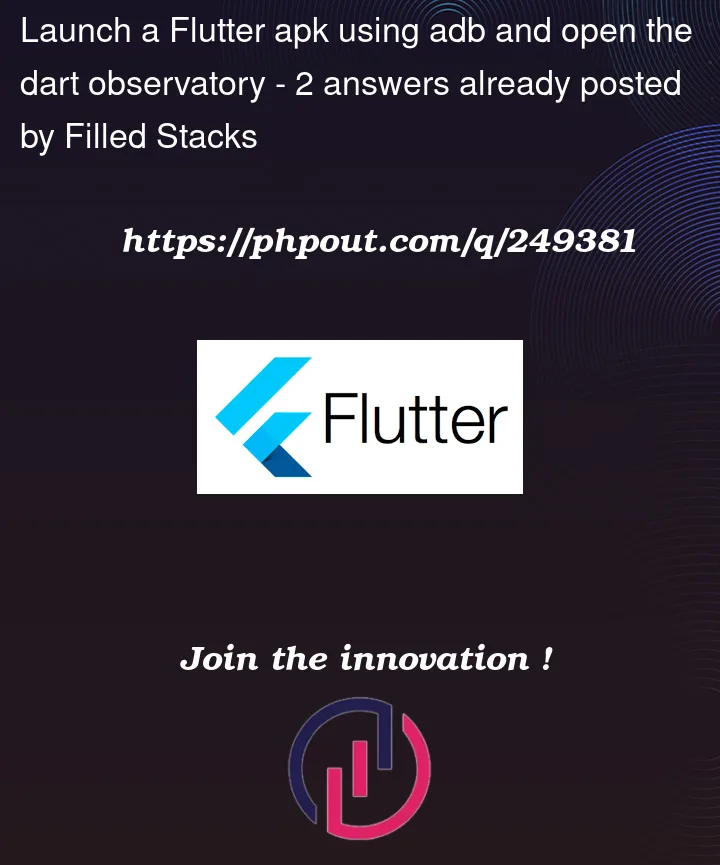 Question 249381 in Flutter